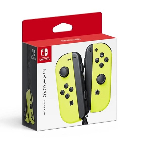 🎮 Nintendo 🎮 Switch Discontinued Joy-CON (L/R) Wireless Controller Neon Yellow - Picture 1 of 14